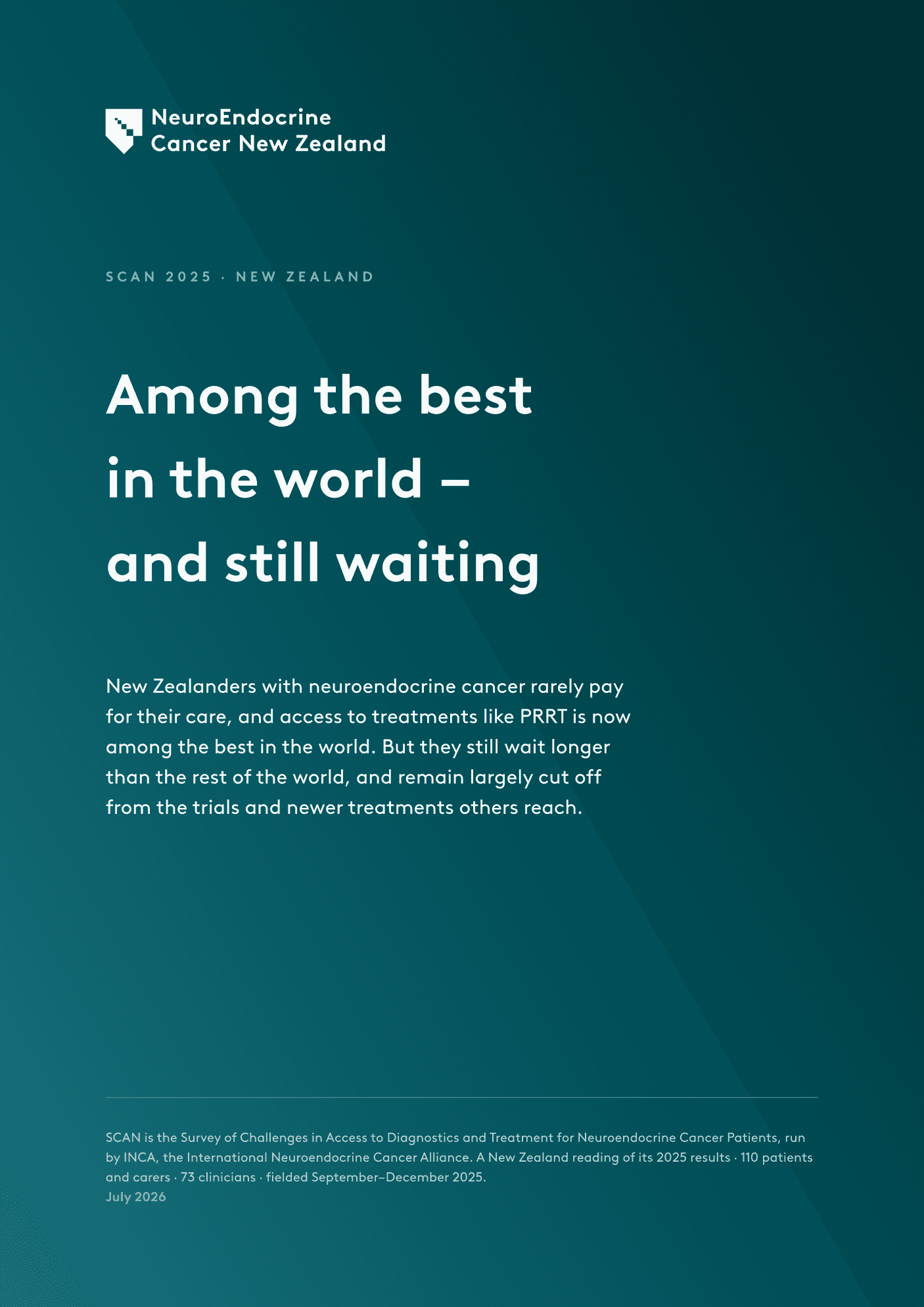 SCAN 2025 – NET patient survey (New Zealand)